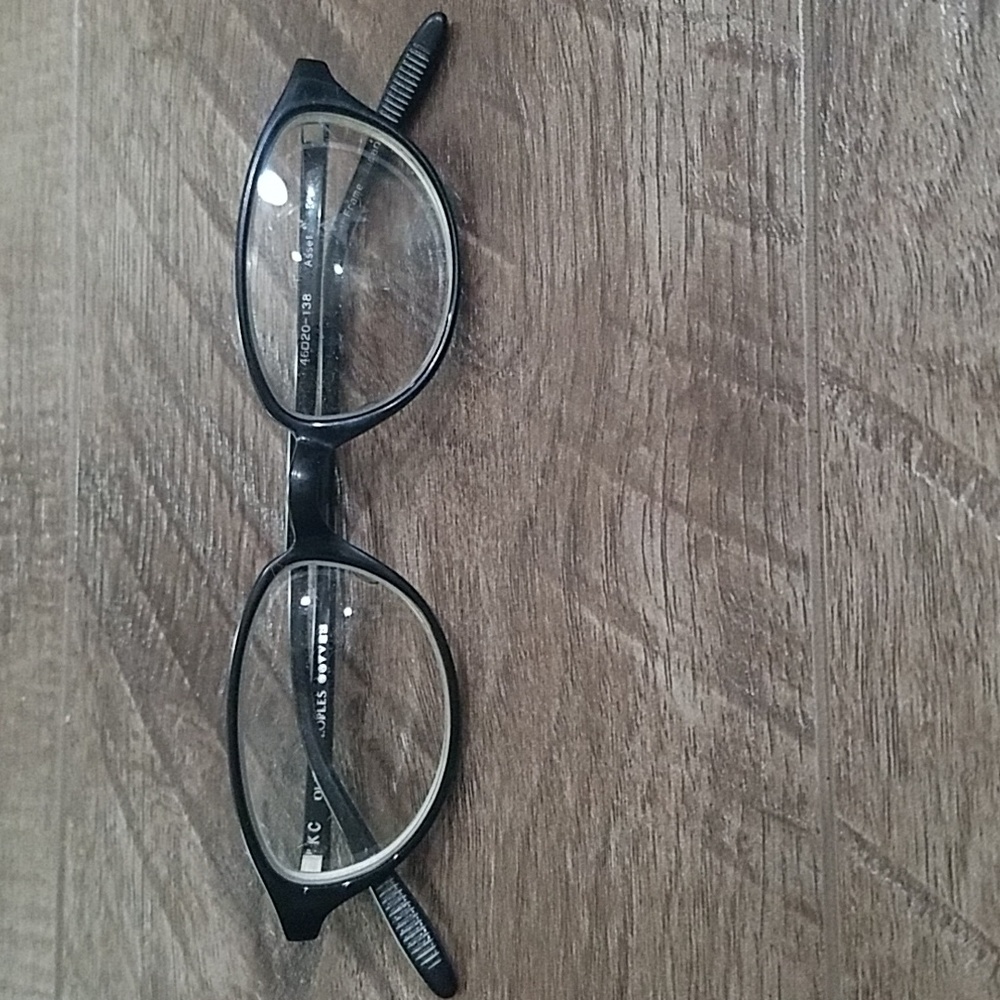 Oliver People's black eyeglasses